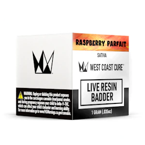 West Coast Cure - West Coast Cure - Raspberry Parfait Live Resin Badder 1g