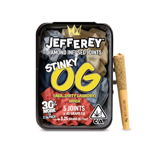 WEST COAST CURE - West Coast Cure - Stinky OG Jefferey Infused Preroll 5pk 3.25g