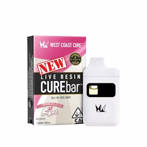 WEST COAST CURE - West Coast Cure - Strawberry n' Sugar Live Resin CUREbar 1g
