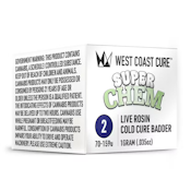 West Coast Cure - Super Chem Tier 2 Rosin Cold Cure Badder 1g