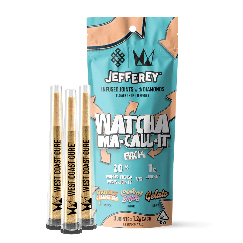 West Coast Cure - West Coast Cure - Watcha Ma-Call-It Jefferey Infused Preroll 3pk 3.6g Main Image