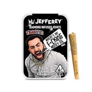 WEST COAST CURE - West Coast Cure - Where's My Fucking Money - OG Jefferey Infused Preroll 5pk 3.25g
