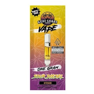 West Coast Treez - West Coast Treez - 1g Cart - Trainwreck