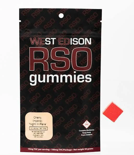 WEST EDISON (OCC) - West Edison - RSO Gummies - Cherry - 100mg Main Image