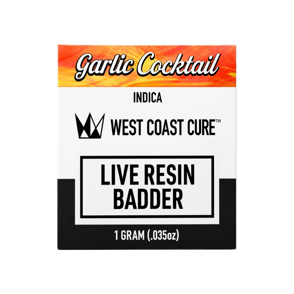 West Coast Cure - LIVE RESIN BADDER - GARLIC COCKTAIL 1G - WEST COAST CURE Main Image