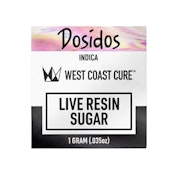 LIVE RESIN SUGAR - DOSIDOS 1G - WEST COAST CURE