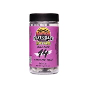 14 PACK - BLUE GELATO 1G - WEST COAST TREEZ