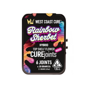 WEST COAST CURE - 6 PACK - RAINBOW SHERBET .35G - WEST COAST CURE