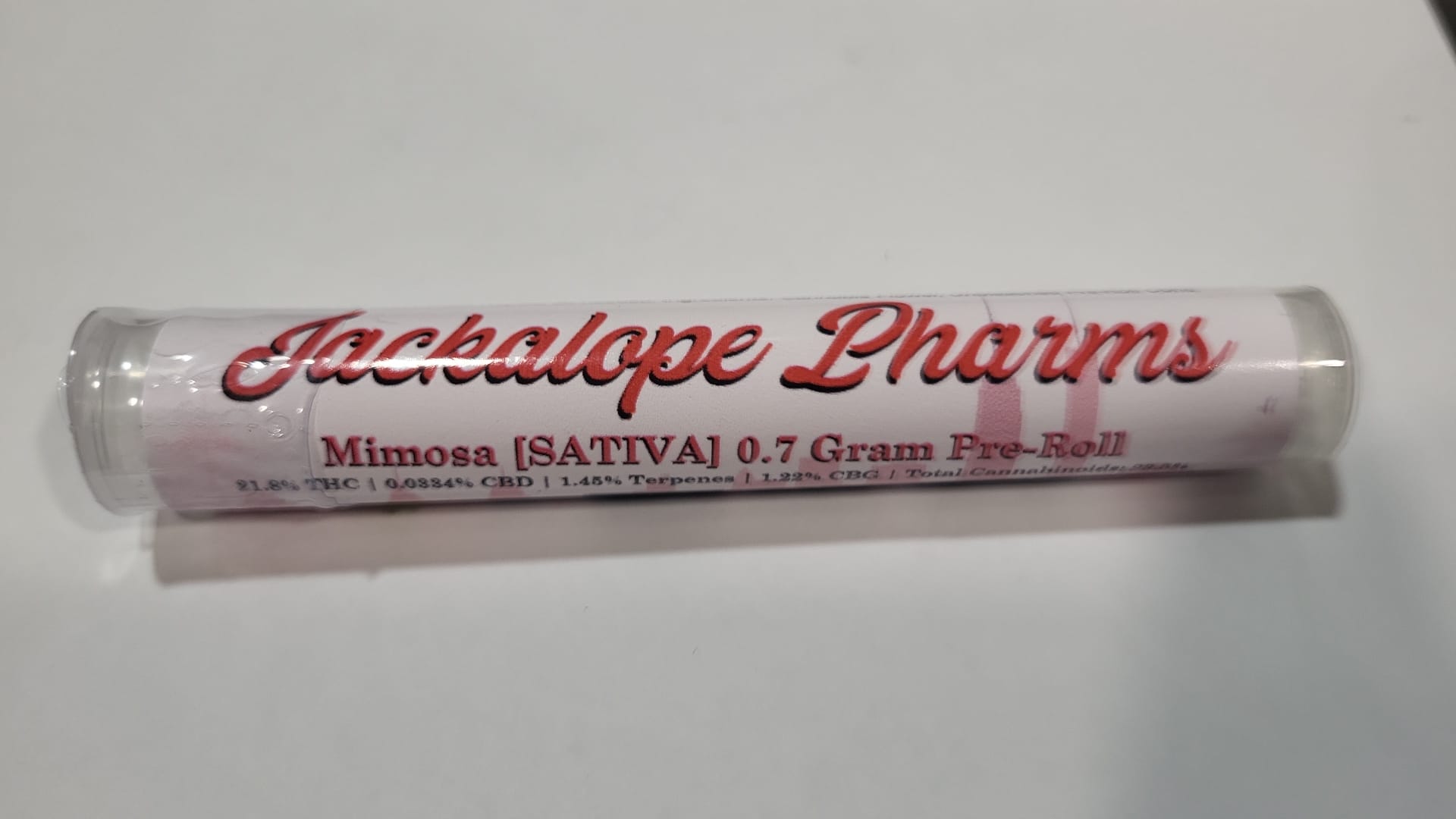 Mimosa -Sativa- | Pre Roll 0.7g | Jackalope Pharms   -bb11 back
