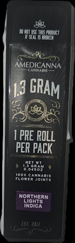 Amedicanna - Northern Lights -Indica- 18.50% THC | 1.3g (Pre-Roll) | Amedicanna       -t6 back
