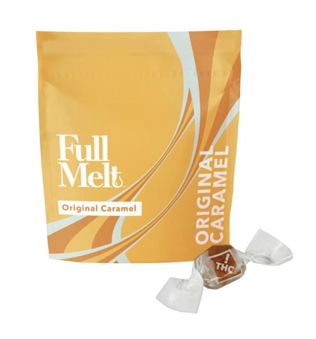 Full Melt - Full Melt | Original Caramels -Hybrid- 10mg 10pk Caramels |      -c5 front
