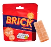Orange Soda -Hybrid- (Live Resin) (Single-Serve Gummy) - 100mg THC BRICK by Cannabals    -b4 back