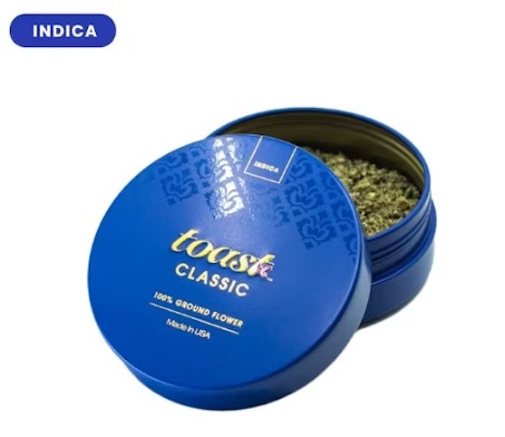 Toast - Moroccan Gold -Indica- 44.30% THC | 7g Infused Ground Flower | Toast     -ll9