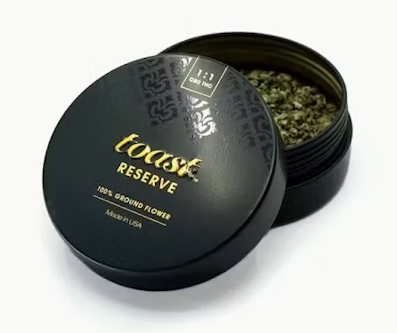 Toast - Reserve -Hybrid- 16.45% THC | 1:1 THC/CBD 7g Infused Ground Flower | Toast     -kk9