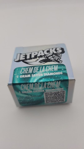 Jetpacks - Chem de la Chem -Sativa- 1g Diamonds Badder (Concentrate) | Jetpacks -MF Refrigerator