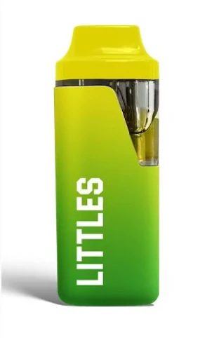 Littles - Peach Ozz - Sativa - 91.27% THC | 1g Live Resin Vape by Littles      -i8 front