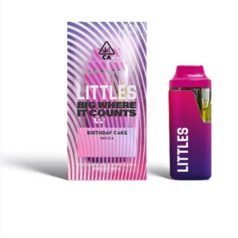 Littles - Birthday Cake -Hybrid- 91.72% THC 1g | Live Resin (Rechargeable Vape) by Littles    -e11 middle 2