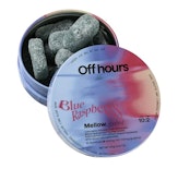 Off Hours | Blue Raspberry 'Calm' -Hybrid- 10:2 THC:CBD 100mg THC 10pk Gummies (Edibles) |     -C1 FRONT