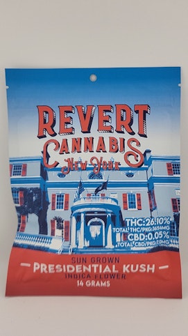 Revert - President Kush -Indica - 26.10% THC | 14g- Sun-Grown | Revert    -x8