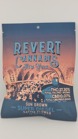 Revert - Super Diesel - Sativa - 27.3% THC | 14g Sun Grown | Revert     -v8