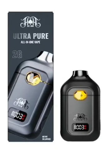 Heavy Hitters - Mimosa -Hybrid- 94.2% THC | 2G Ultra Pure (AIO) (Vape Pen) | Heavy Hitters        -ttt3 front