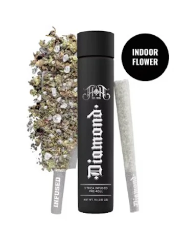 Heavy Hitters - Sour Tangie -Sativa- 51% THC | 1g Diamond Infused (Pre-Roll) | Heavy Hitters       -s4 front 1