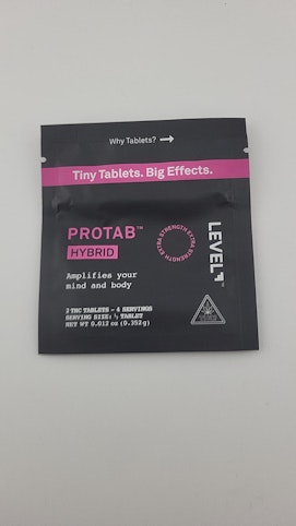 LEVEL - LEVEL | PROTAB - HYBRID - 40mg 2pk Tablets (Edibles) | LEVEL  -oo5 middle 2