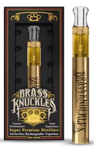 Brass Knuckles - Rainbow Belts -Hybrid- 82.5% THC | 1G All In One (Vape) | Brass Knuckles      -ttt3 BACK