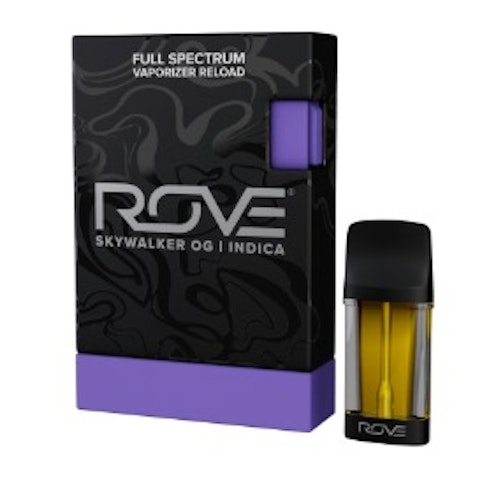 ROVE - Skywalker OG -Indica- 91.90% THC | Melted Diamond Live Resin (Vaporizer) 1.0g (Reload) | Rove      -f11 back