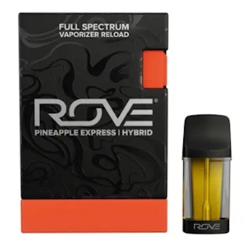 ROVE - Pineapple Express -Hybrid- 89.60% THC | Melted Diamond Live Resin (Vaporizer) 1.0g (Reload) | Rove   -i11 back