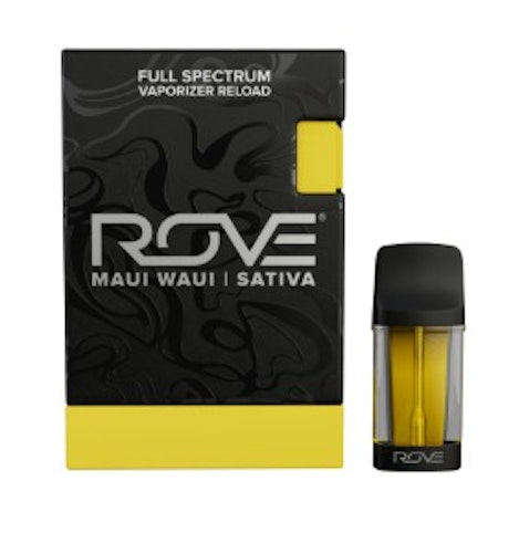 ROVE - Maui Waui -Sativa- 91.30% THC | Melted Diamond Live Resin (Vaporizer) 1.0g (Reload) | Rove   -g11 BACK