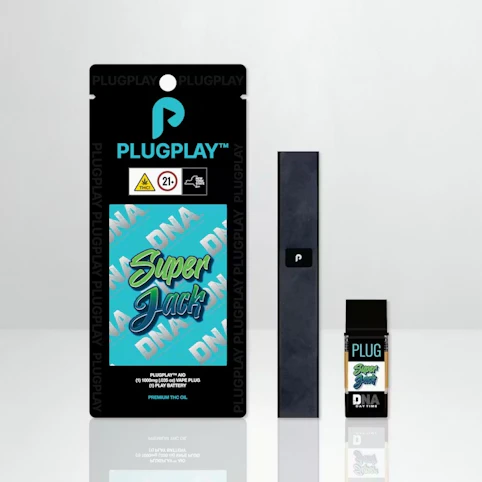 PLUGPLAY - Super Jack -Sativa- 80% THC | 1g AIO (Vape Pen) | PLUGPLAY      -uuu12 front