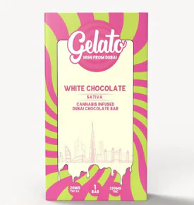 Gelato High From Dubai - Dark Chocolate Dubai Bar 200MG