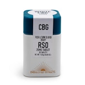 White CBG (H) | 25mg/1000mg (40pk) CBG RSO Tablets | Emerald Bay Extracts