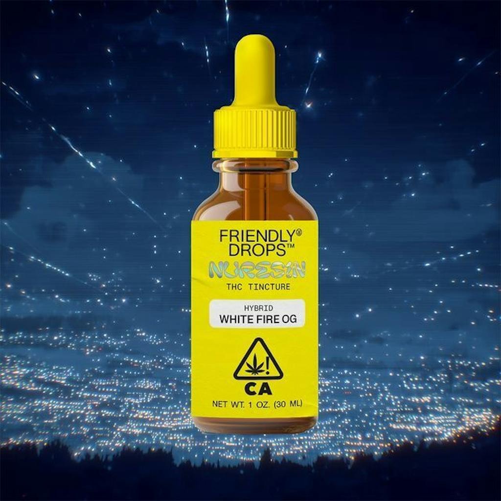 Friendly Brand White Fire OG NuResin Full Spectrum Tincture 1000mg