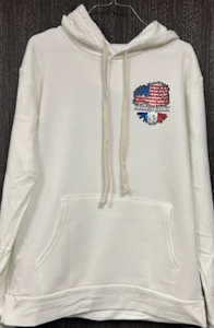 AMERICAN GROWN - American Grown Hoodie- White