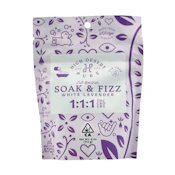High Desert Pure - Bath Salt - Lavender Soak & Fizz 1:1:1 - THC/CBD/CBG - 4oz