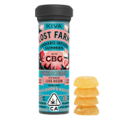 White Peach x White Widow x White CBG (I) | Lost Farm Gummies 100mg THC:100mg CBG | Lost Farms