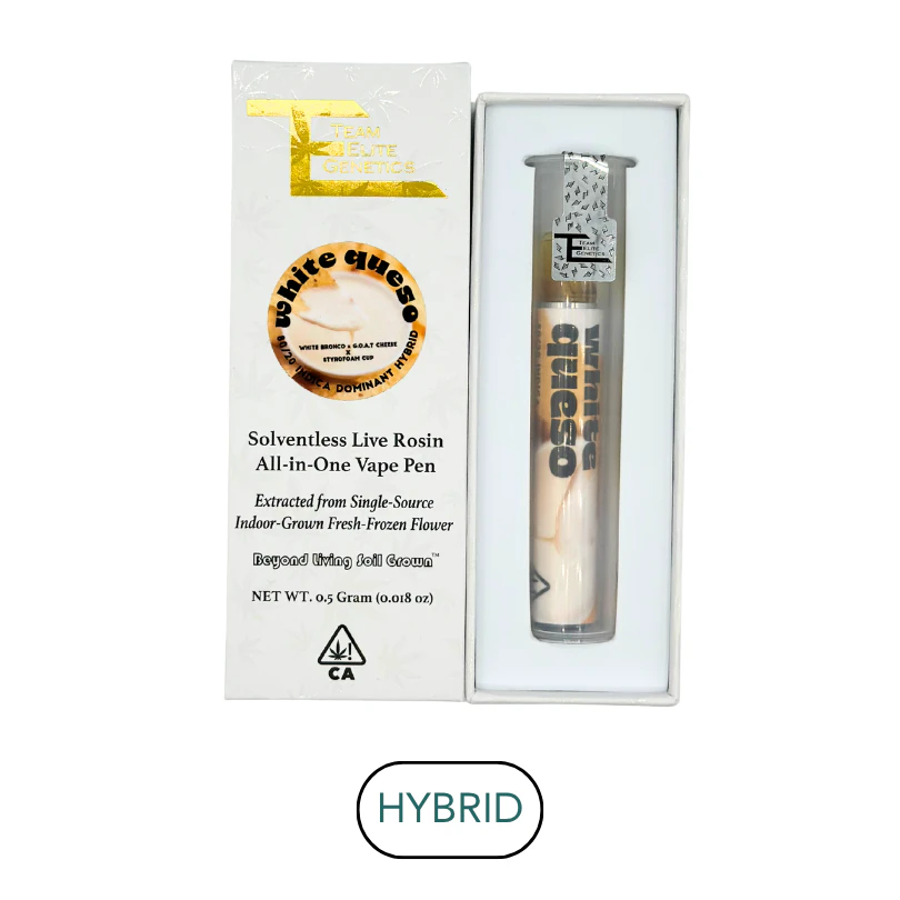 Team Elite Genetics - Team Elite Genetics - Live Rosin - White Queso - RTU - 0.5g Main Image