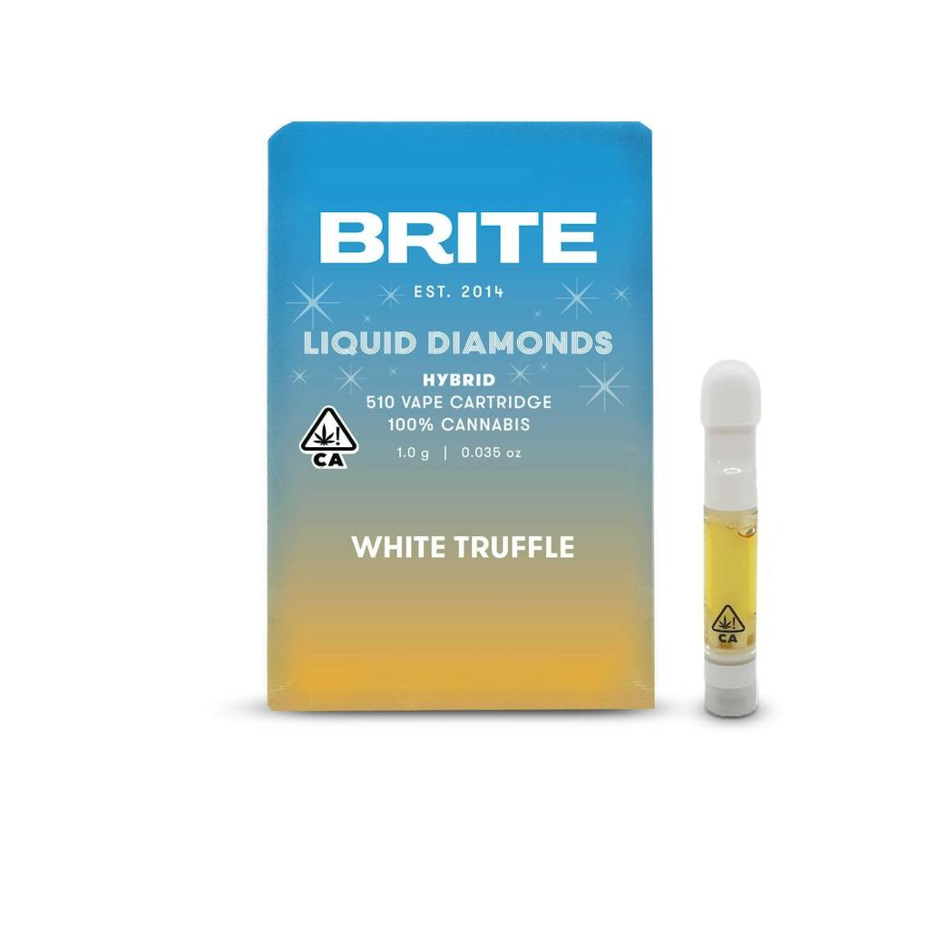 Brite Labs White Truffle Liquid Diamonds Cartridge 1.0g