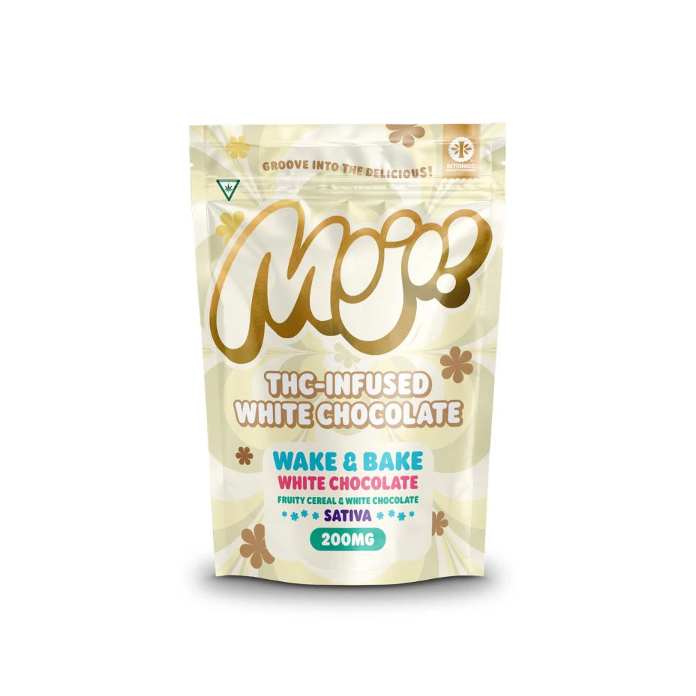 Mojo - Wake and Bake White Chocolate 200mg Bites (10x20mg) - MOJO Main Image