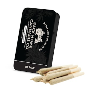 BACK HOME CANNABIS CO - White Widow | Pre-rolls | 0.5g 6-pack | Back Home