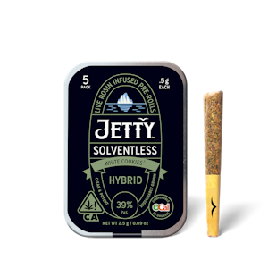 JETTY EXTRACTS - 5pk - White Cookies x White Cookies - Solventless - 2.5g (H) - Jetty