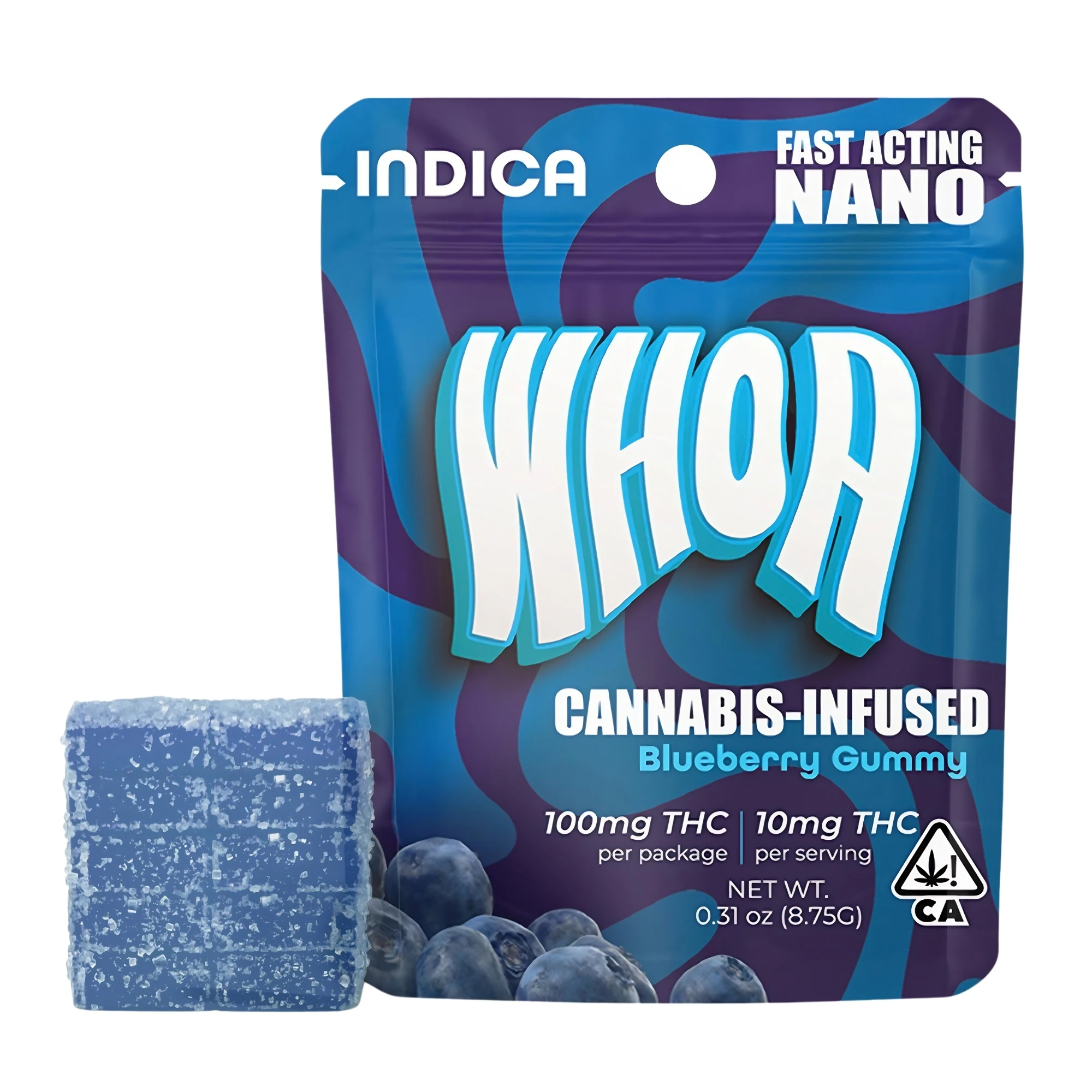 Whoa - Whoa | Blueberry | Gummy | [100mg] | Indica Main Image