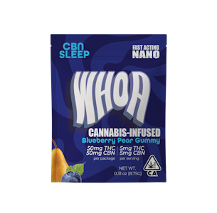 WHOA - WHOA | BLUEBERRY PEAR 1:1 THC/CBN | EDIBLE