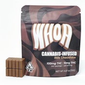 Whoa - Chocolate Bite - Milk Chocolate - Chocolate - 1pc -  100mg