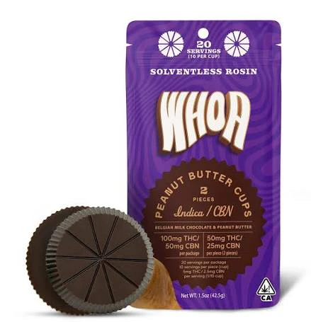 Whoa - WHOA - Peanut Butter Cups - Chocolate - 100MG Main Image