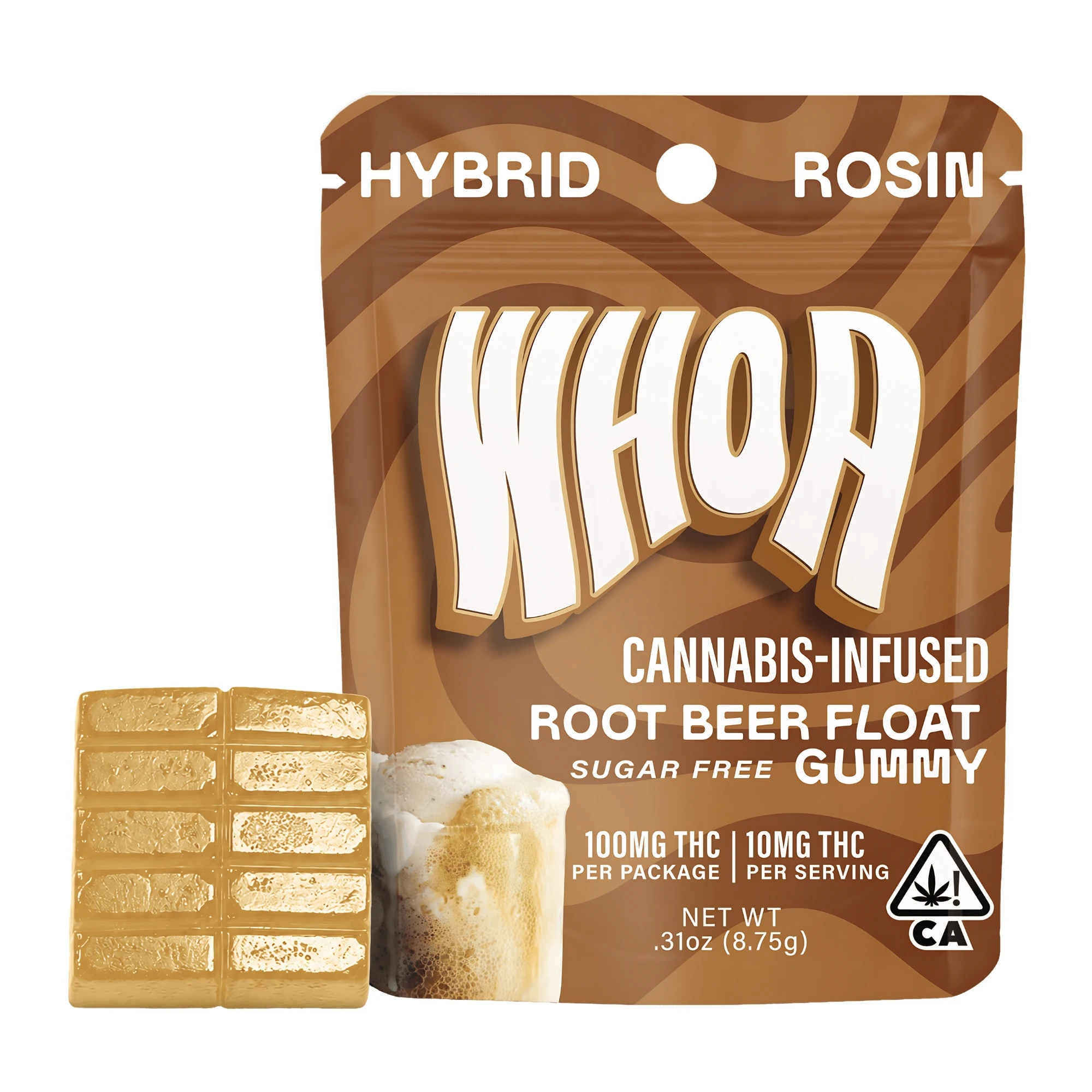 Whoa - Whoa | Root Beer | Rosin Gummy | [100mg] | Hybrid Main Image