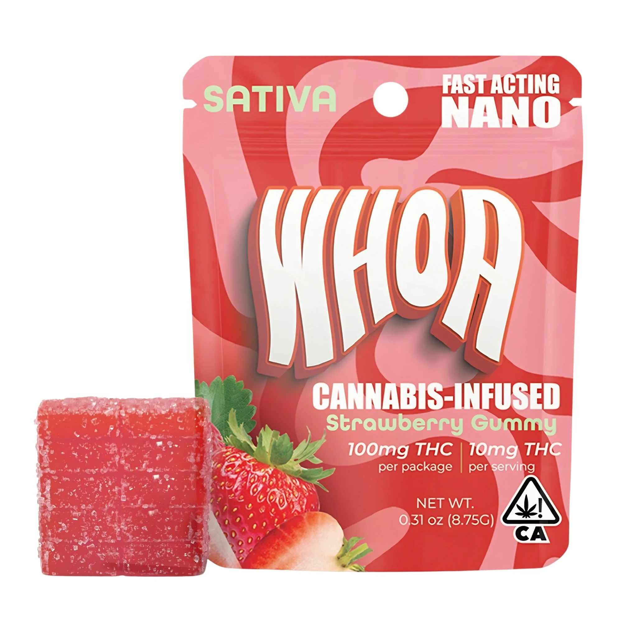 Whoa - Whoa | Strawberry | Gummy | [100mg] | Sativa Main Image