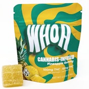 WHOA - Pineapple Gummy Bite - Hybrid - 100mg